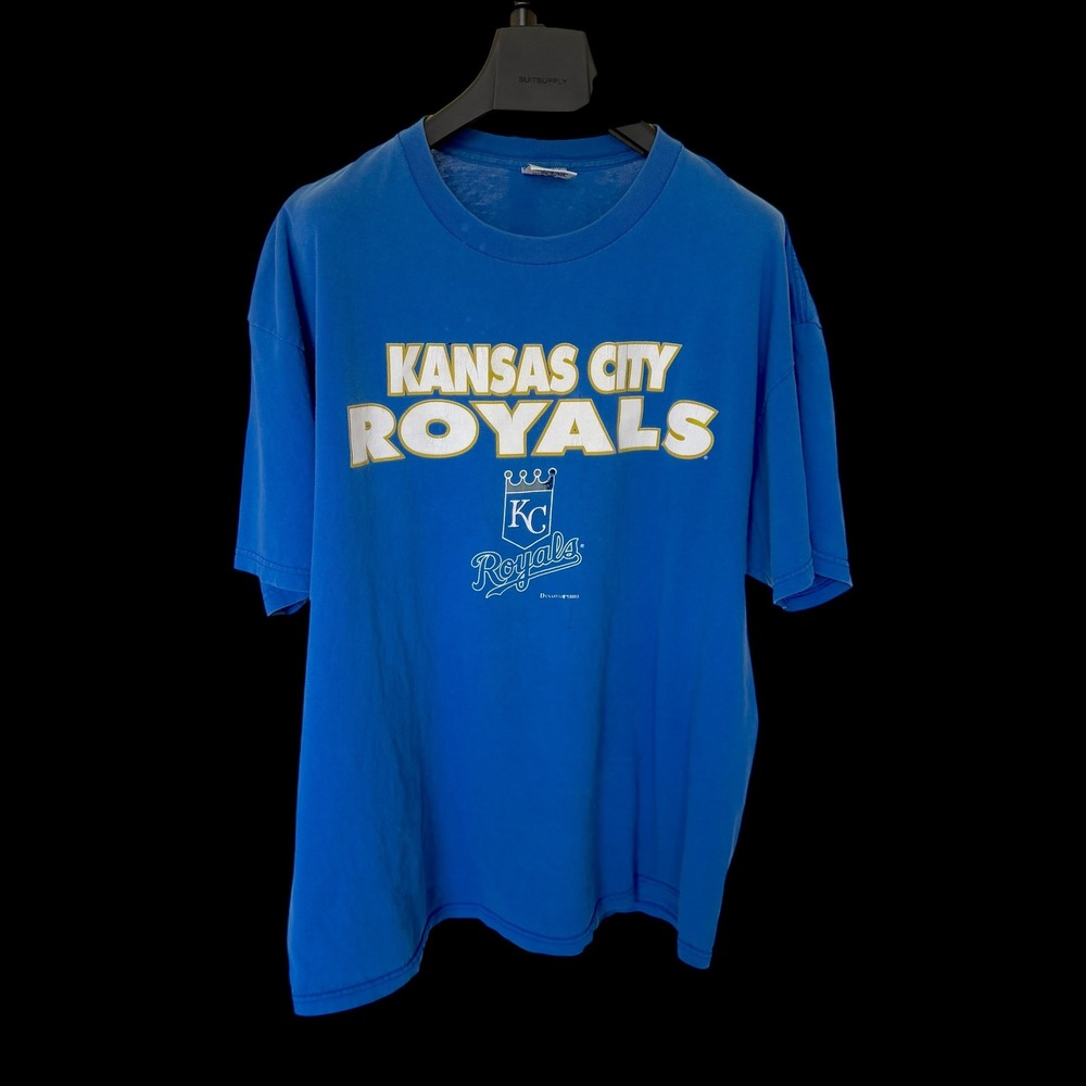 Y2K Dynasty Kansas City Royals T-Shirt 2XL Blue 2003 MLB Tee KC Royals
